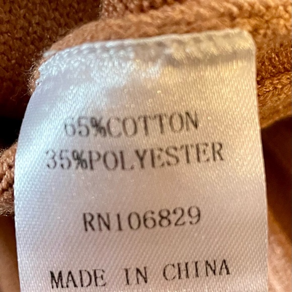 Nancy Yang Cardigan Sweater-Camel-Size Large - Picture 8 of 12